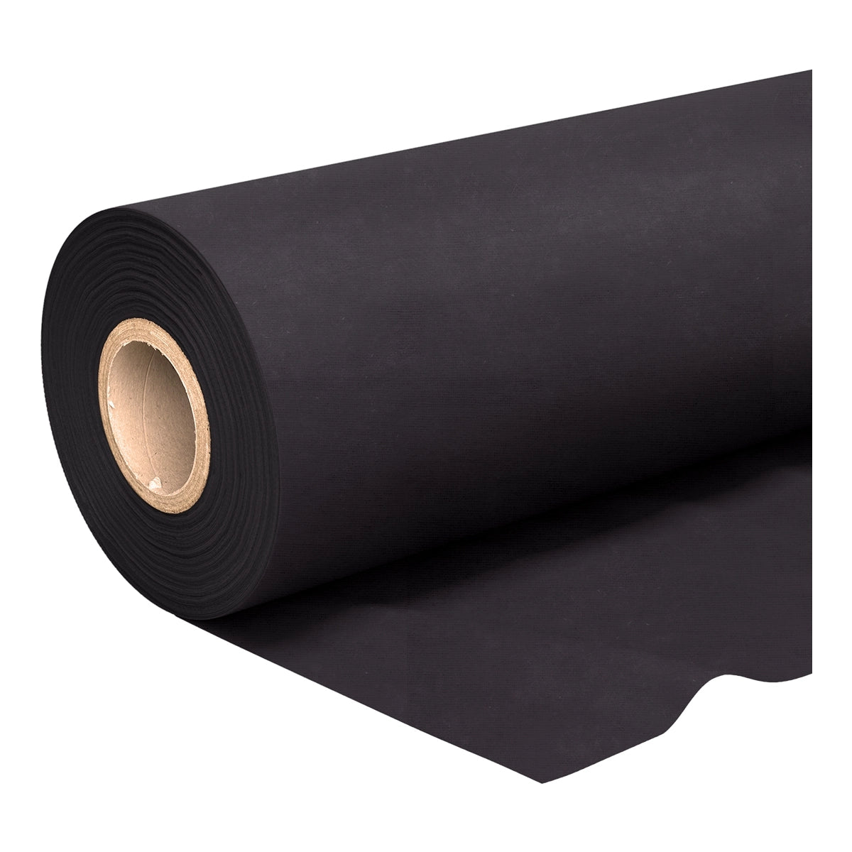 ECO - flanel - 130 cm - zwart - rol 60m