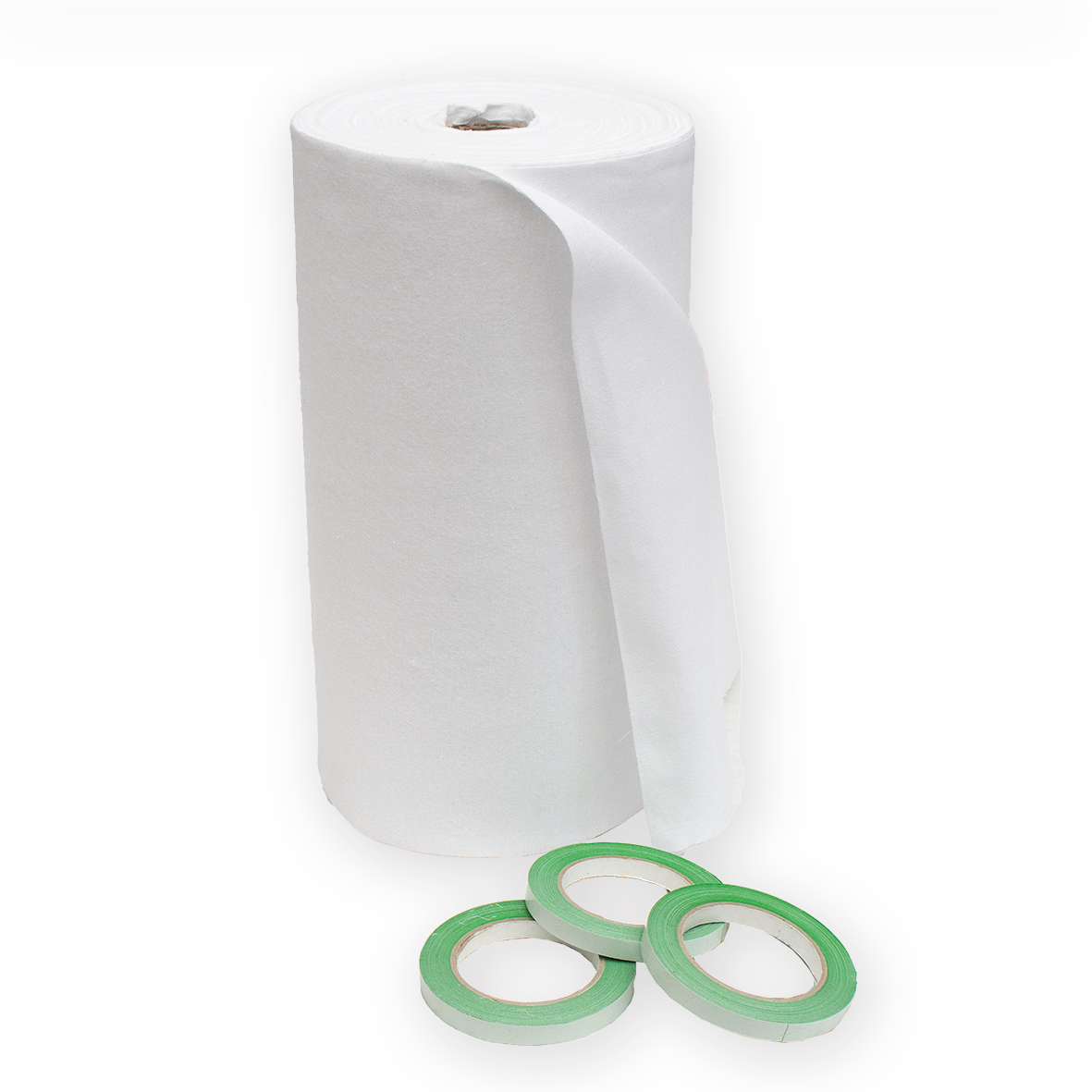 Pre cut flanel - 40 cm - wit