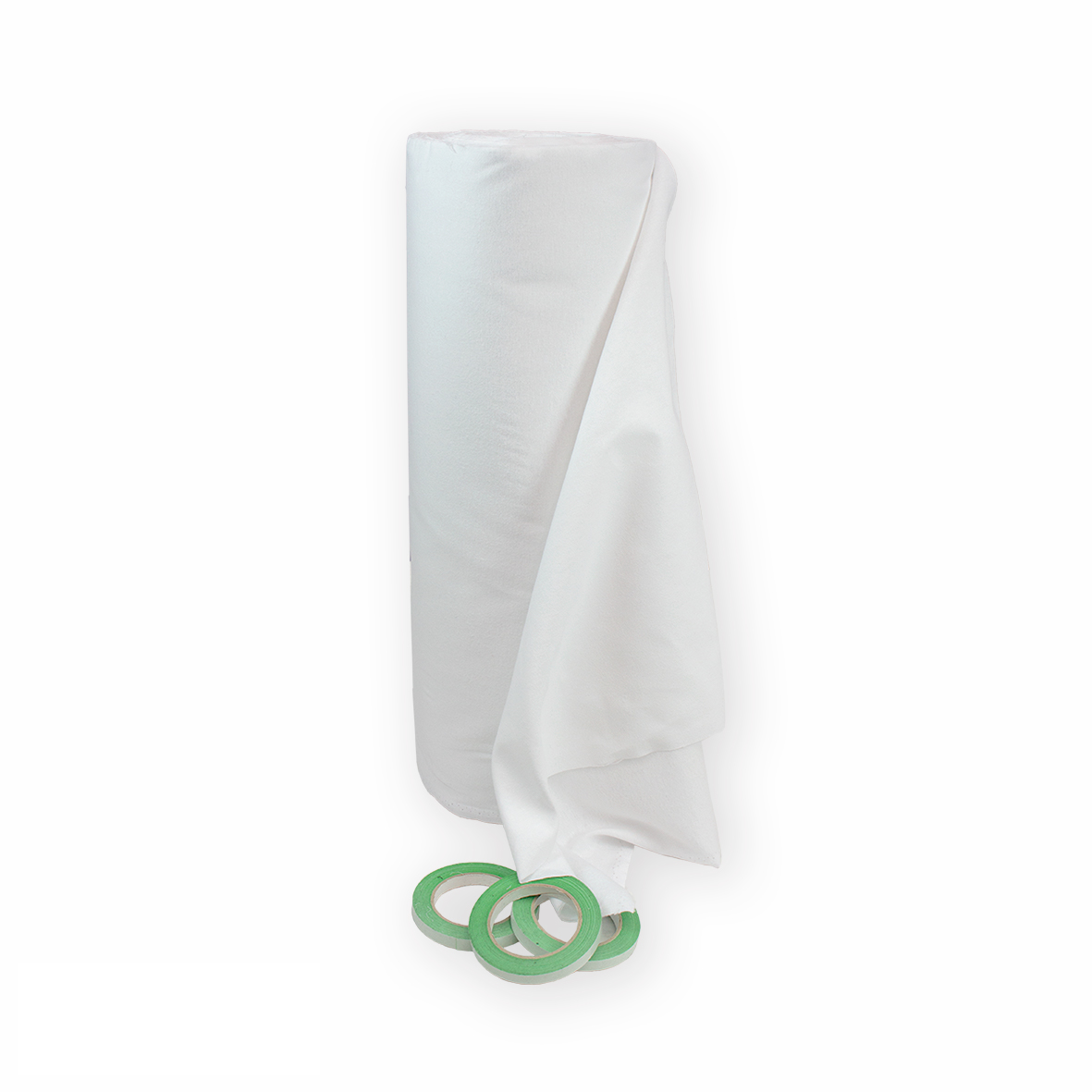 Pre cut flanel - 60 cm - wit