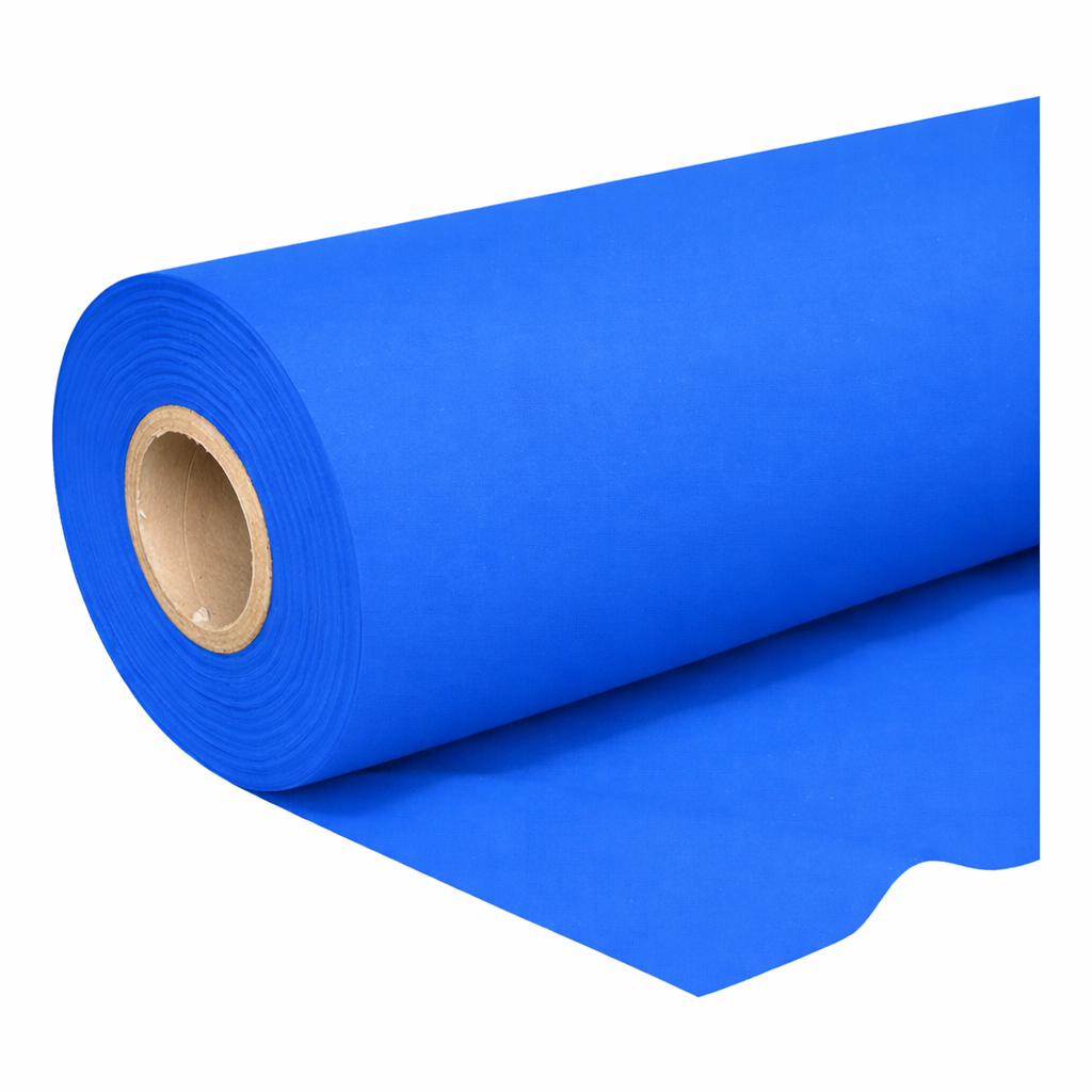 Flanel - 300 cm - Chromakey blauw - baal 60m