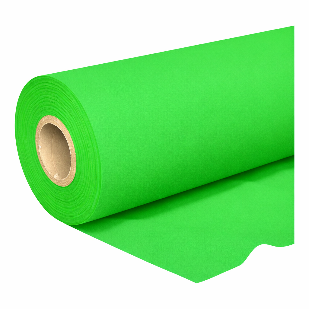 Flanel - 300 cm - Chromakey groen - baal 60m